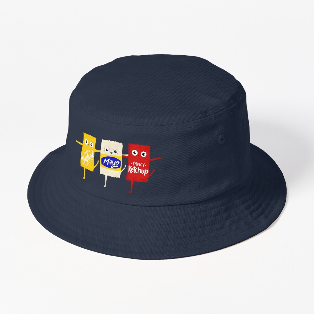 Mayo Ketchup Mustard Bucket Hat for Sale by Anna Fox