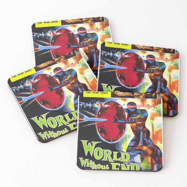 Item preview, The World Without End sci-fi movie poster  designed and sold by beachcamper.