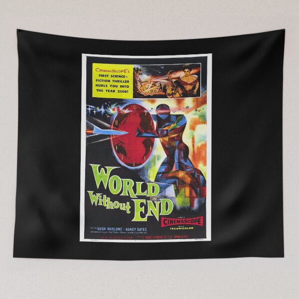 Item preview, The World Without End sci-fi movie poster  designed and sold by beachcamper.