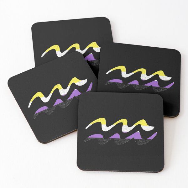 Item preview, Nonbinary Aquarius Pride Flag Zodiac Sign designed and sold by Patrick Hiller.