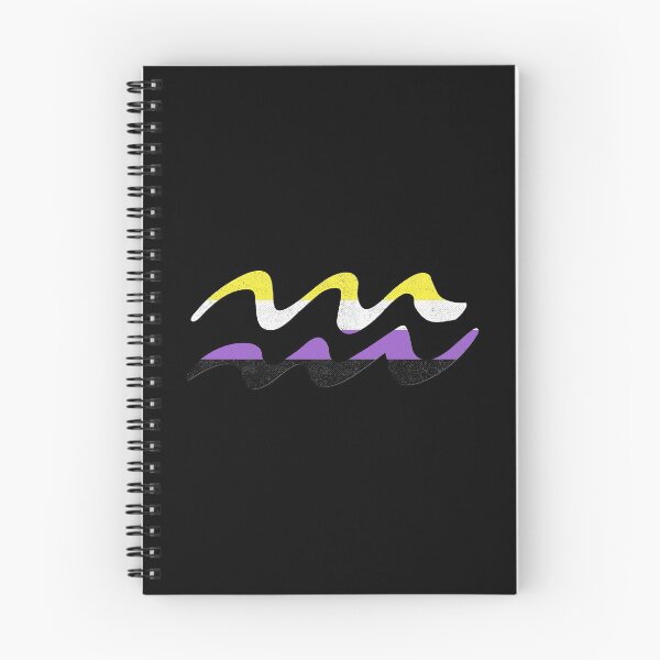 Item preview, Nonbinary Aquarius Pride Flag Zodiac Sign designed and sold by Patrick Hiller.