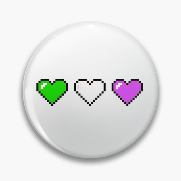 Item preview, Gender Queer Pride 8-Bit Hearts designed and sold by NotionsLimerick.