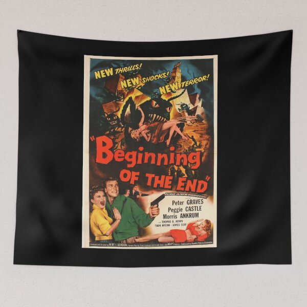Item preview, Beginning of the end classic sci-fi movie poster . designed and sold by beachcamper.