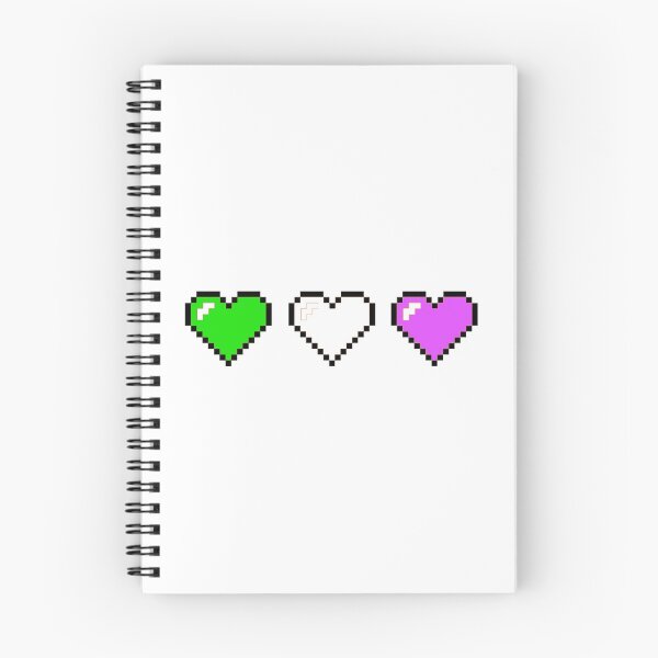 Item preview, Gender Queer Pride 8-Bit Hearts designed and sold by NotionsLimerick.