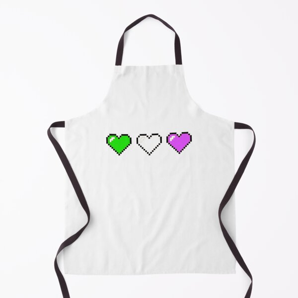Item preview, Gender Queer Pride 8-Bit Hearts designed and sold by NotionsLimerick.