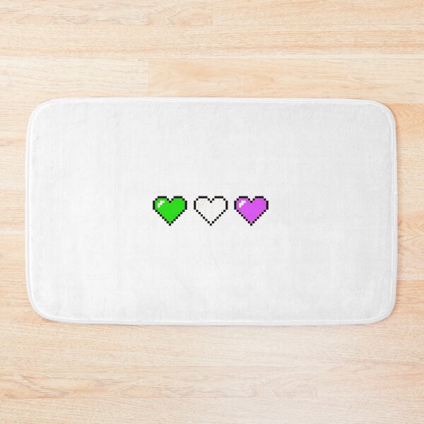 Item preview, Gender Queer Pride 8-Bit Hearts designed and sold by NotionsLimerick.