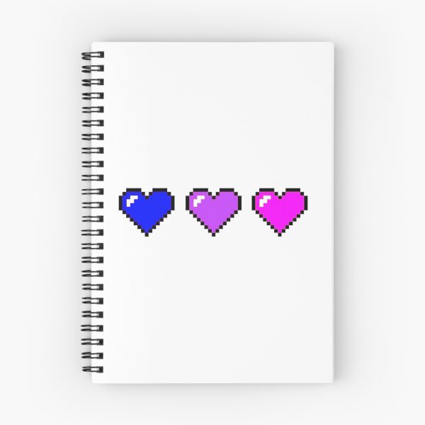 Item preview, Bisexual Pride 8-Bit Hearts designed and sold by NotionsLimerick.