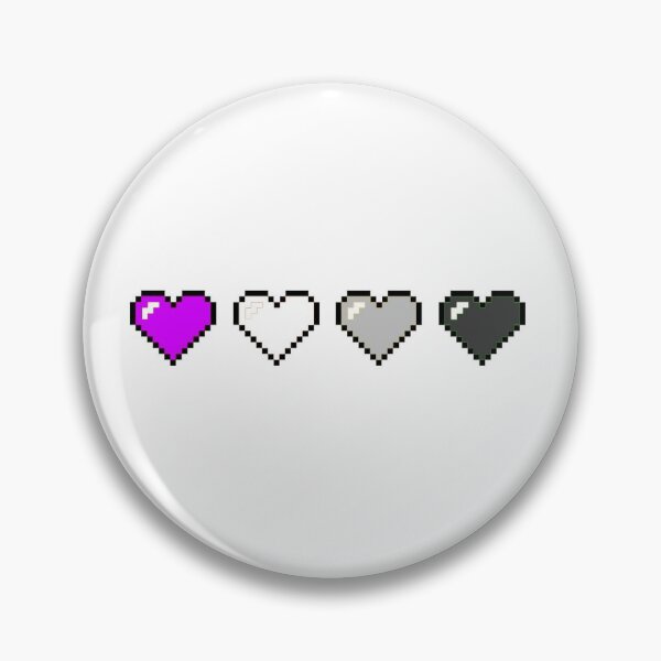 Item preview, Asexual Pride 8-Bit Hearts designed and sold by NotionsLimerick.