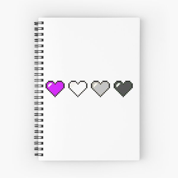 Item preview, Asexual Pride 8-Bit Hearts designed and sold by NotionsLimerick.