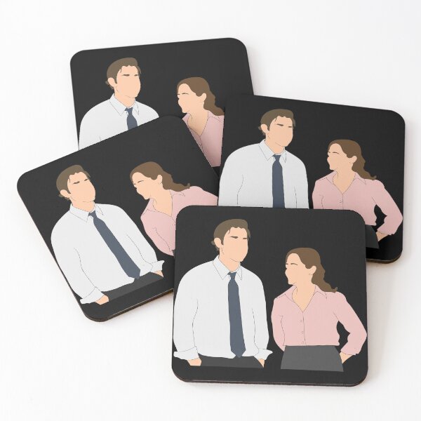 Item preview, The Office Jim and Pam designed and sold by TvDoodles.