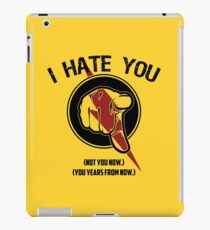 I HATE TIMETRAVEL iPad Case/Skin