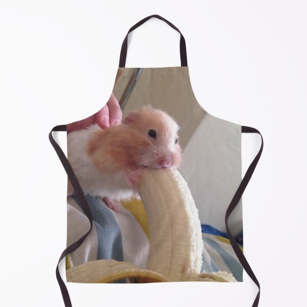 Item preview, hampster eating babana designed and sold by misha jenkins.
