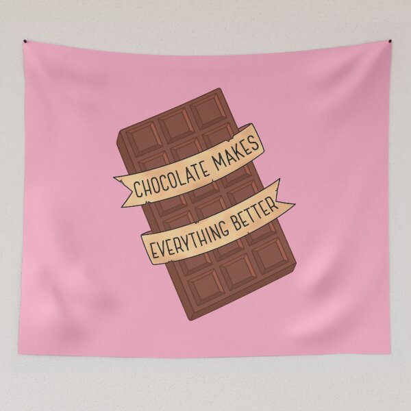 Item preview, chocolate makes everything better designed and sold by BaconPancakes21.