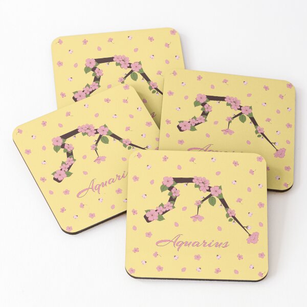 Item preview, Sunrise over Aquarius Cherry/Apple Tree Branch Constellation designed and sold by Astrowl-.