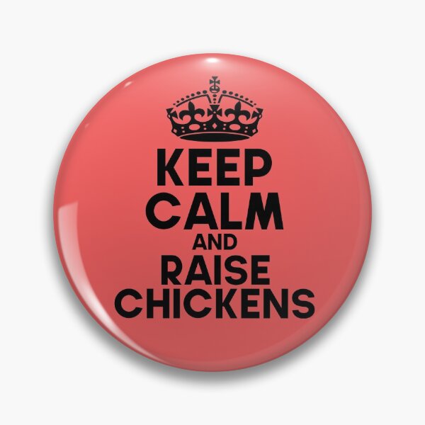 Item preview, Keep Clam And Raise Chicken Funny Farm Quote designed and sold by DesignHouse07.