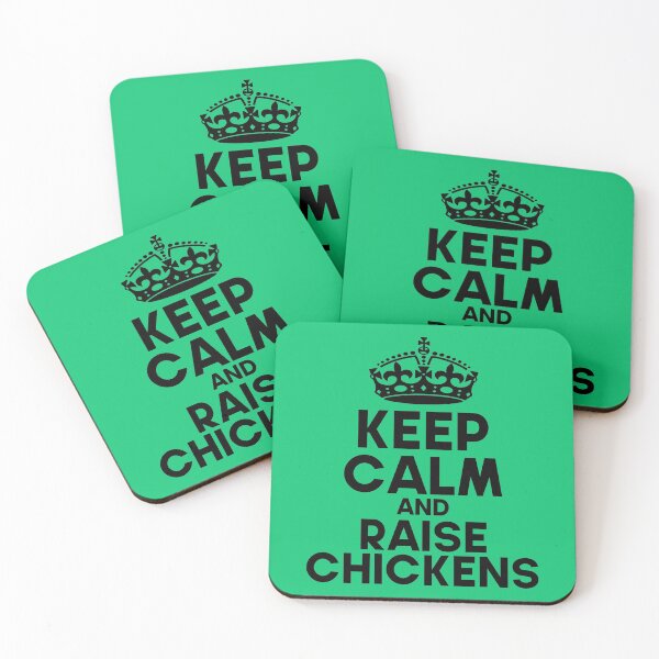 Item preview, Keep Clam And Raise Chicken Funny Farm Quote designed and sold by DesignHouse07.