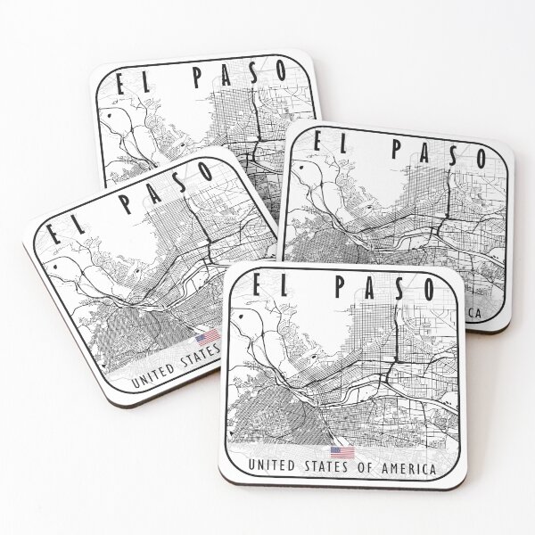 Item preview, EL PASO MAP USA designed and sold by hatimelhag.