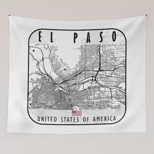 Item preview, EL PASO MAP USA designed and sold by hatimelhag.