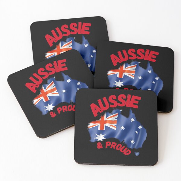 Item preview, Aussie & Proud Flag - Patriotic Australian designed and sold by Funkykex.