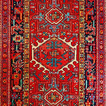 antique persian rug pattern Outdoor Rug by stinkpad
