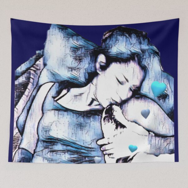 Item preview, Painted Beautiful Girl With A Labrador designed and sold by TeesFashion.