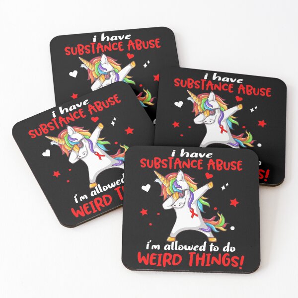 Item preview, Substance Abuse Warrior I'm Allowed To Do Weird Things designed and sold by Brad-FI.