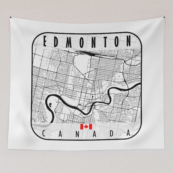 Item preview, EDMONTON MAP CANADA designed and sold by hatimelhag.