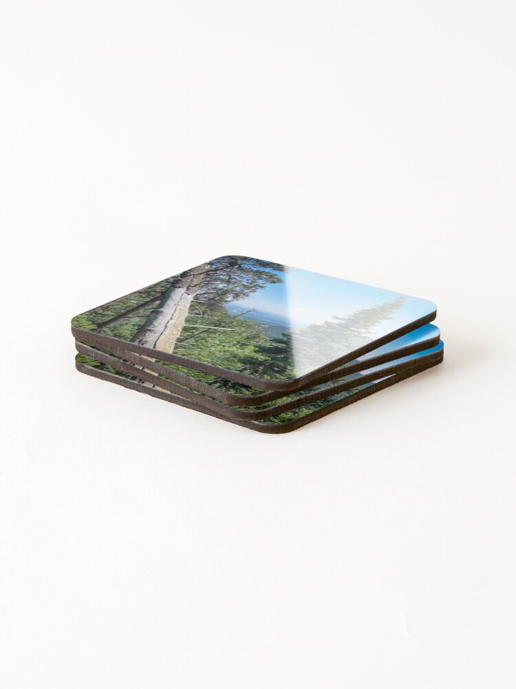 Thumbnail 4 of 5, Coasters (Set of 4), Yelling | Timber designed and sold by BionicDesigns.