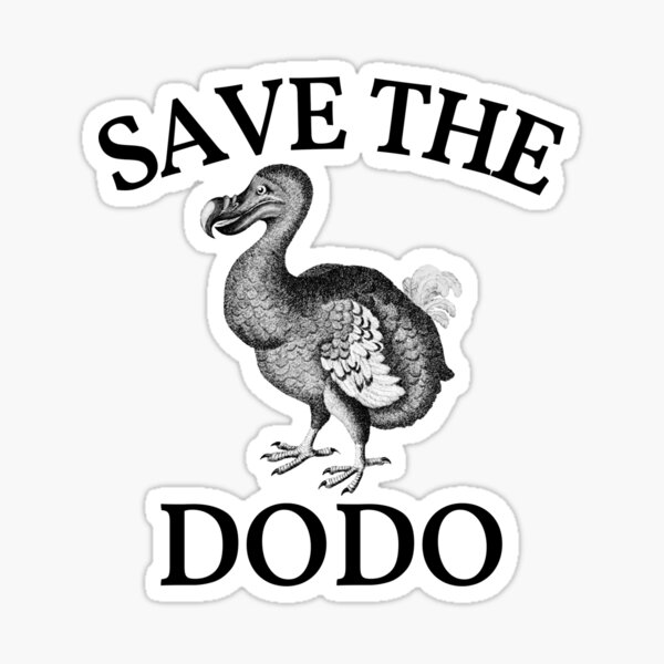 Aperçu de l'œuvre Conservation des espèces menacées d'extinction d'oiseaux Dodo créée et vendue par The Junto Shop.