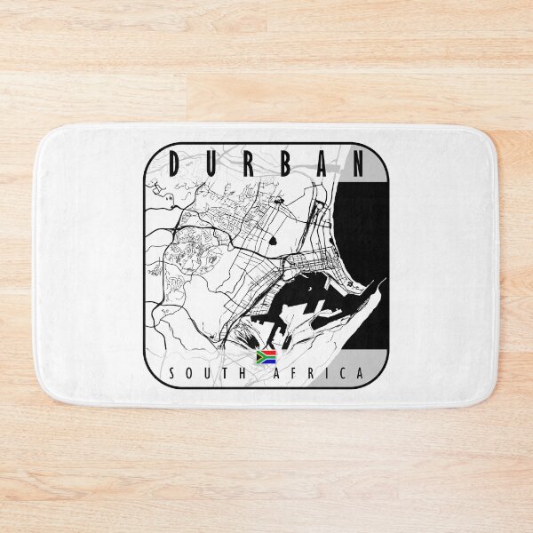 Item preview, DURBAN MAP SOUTH AFRICA designed and sold by hatimelhag.