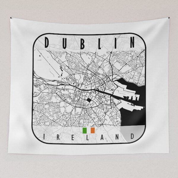 Item preview, DUBLIN MAP IRELAND designed and sold by hatimelhag.
