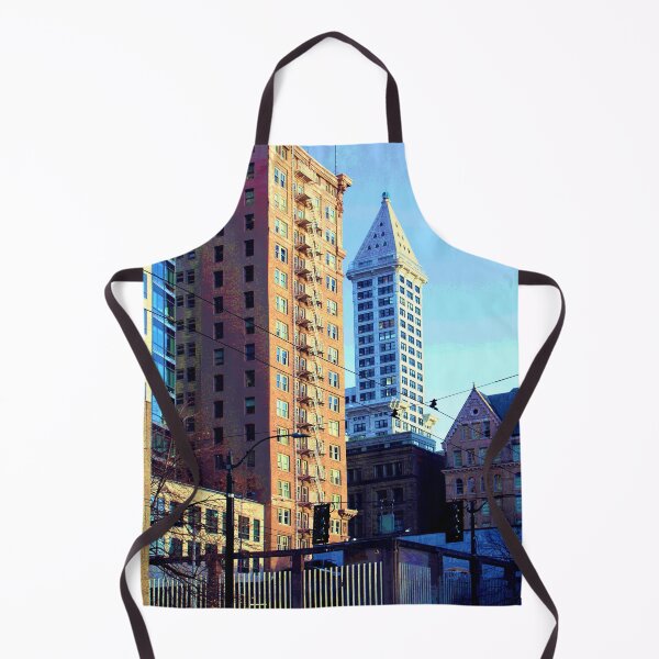 Item preview, Seattle Buildings Glowing in the Sun designed and sold by djamorartworks.
