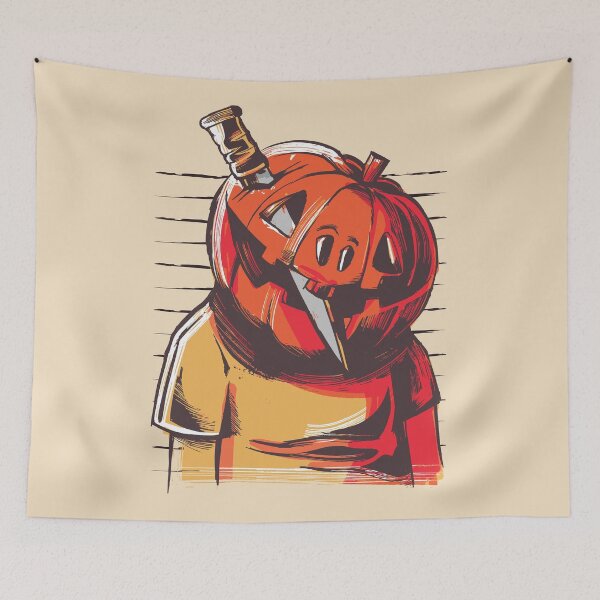 Item preview, Pumpkin Head Mug Shot designed and sold by SLAG-Creative.
