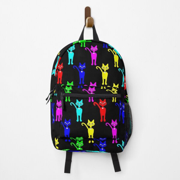 Item preview, Cats in Neon in Rainbow Colors designed and sold by Sharon Schwalbe.