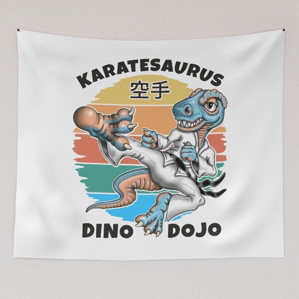 Item preview, Karatesaurus Funny Martial Arts Dino T Rex Dinosaur designed and sold by Status71.