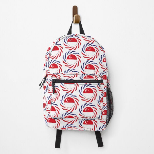 Item preview, Singapore American Multinational Patriot Flag Series designed and sold by Carbon-Fibre Media.