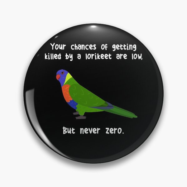Item preview, Rainbow Lorikeet Never Zero designed and sold by Clara Hollins.