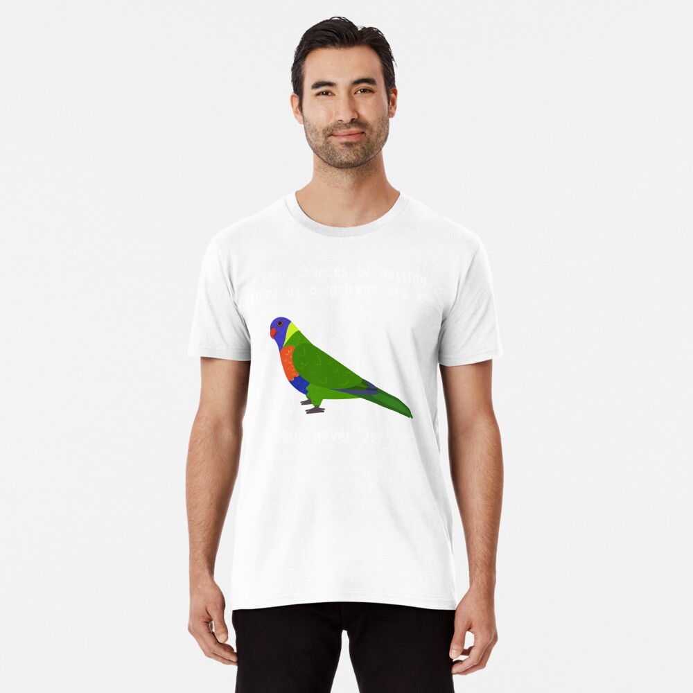 Rainbow Lorikeet Never Zero Funny Cute Pet Lory Parrot Bird Shirt - TeeUni