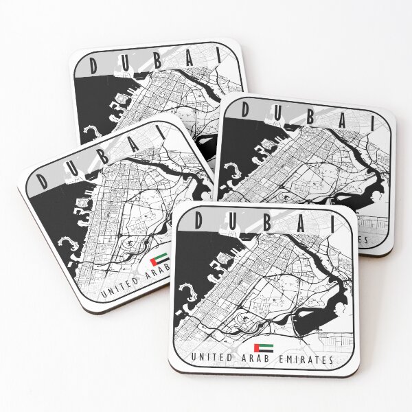 Item preview, DUBAI MAP UAE designed and sold by hatimelhag.