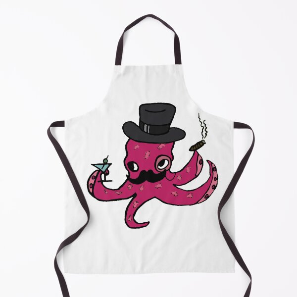 Item preview, Fancy Octopus in Magenta designed and sold by peacockseye.