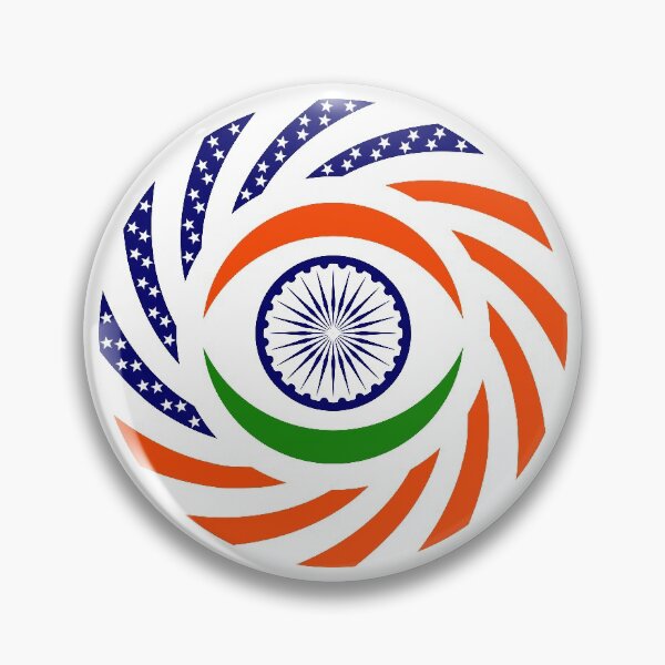 Item preview, Indian American Multinational Patriot Flag Series designed and sold by Carbon-Fibre Media.