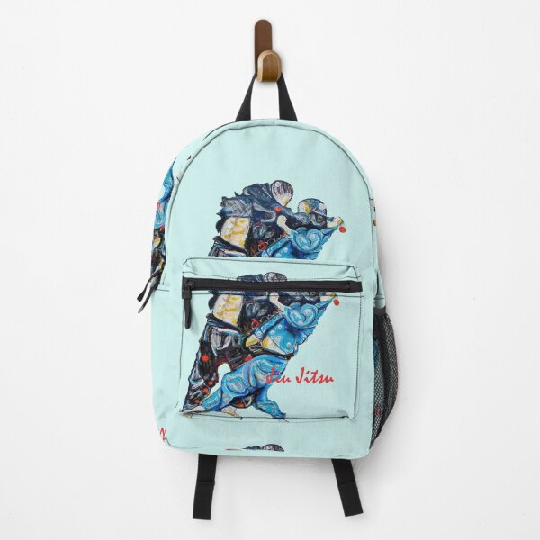Item preview, Jitsu-Blue - Bjj /Jiu-Jitsu Painting - Design By Kim Dean designed and sold by KimDeanArtist.