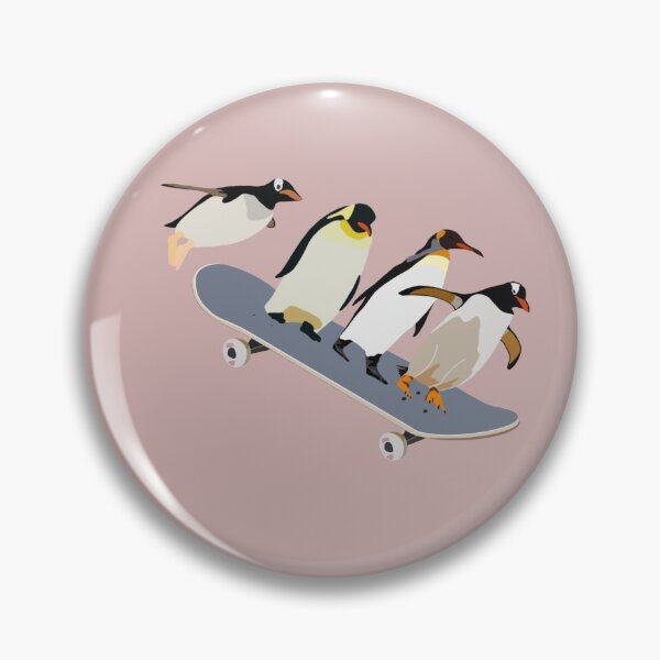 Item preview, Skateboarding Penguins  designed and sold by smoochugs.