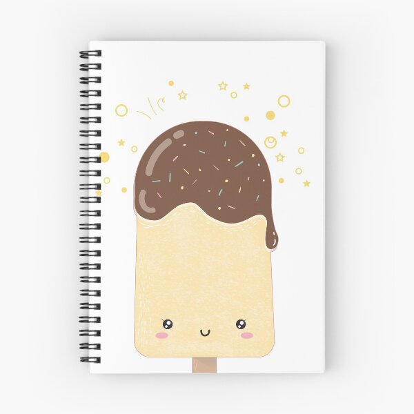 Item preview, cute chocolate ice cream for summer designed and sold by happyartbymary.