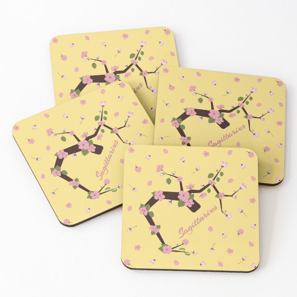 Item preview, Sunrise over Sagittarius Cherry/Apple Tree Branch Constellation designed and sold by Astrowl-.