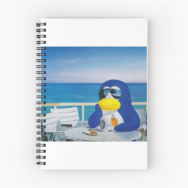 Item preview, Penguin with a beer by the sea designed and sold by brelck.