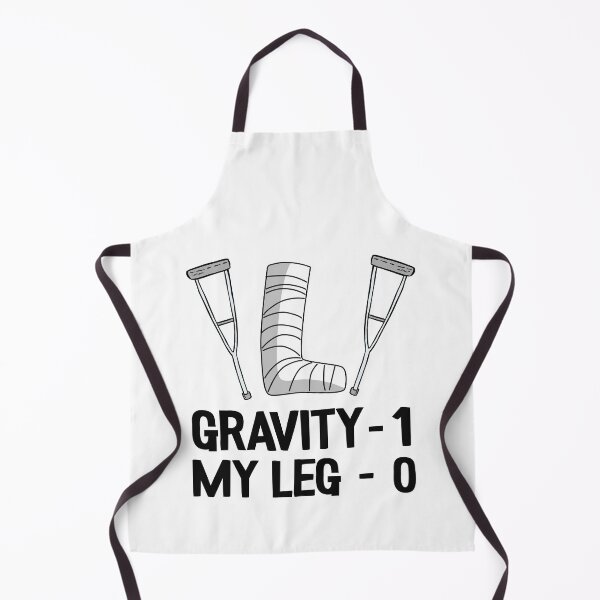 Item preview, Funny Broken Leg Gravity 1 My Leg 0 Recovery Get Well Soon designed and sold by Stronzi.