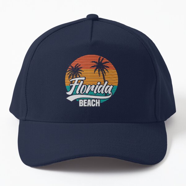 Retro Florida Beach - Cool Baseball Cap