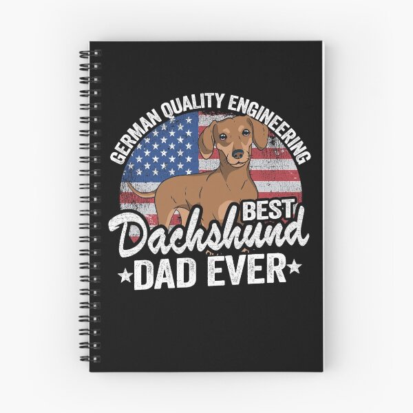 Item preview, German Quality Engineering Best Dachshund Dad Ever Funny Dachshund designed and sold by Stronzi.