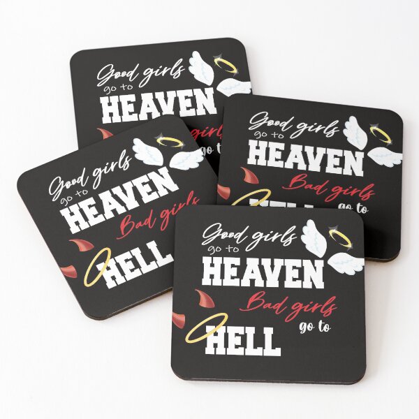 Item preview, good girls go to heaven bad girls go to hell designed and sold by SHINIGAMI-SHOP.